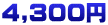 ４,３００円